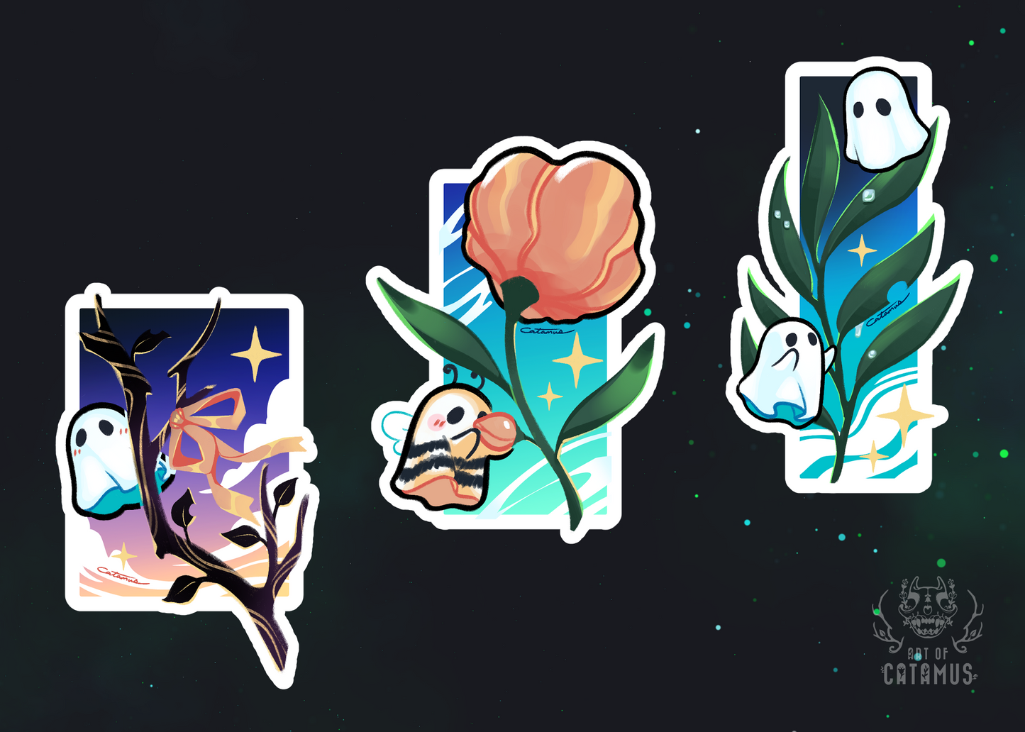 Little Souls in Nature Stickers