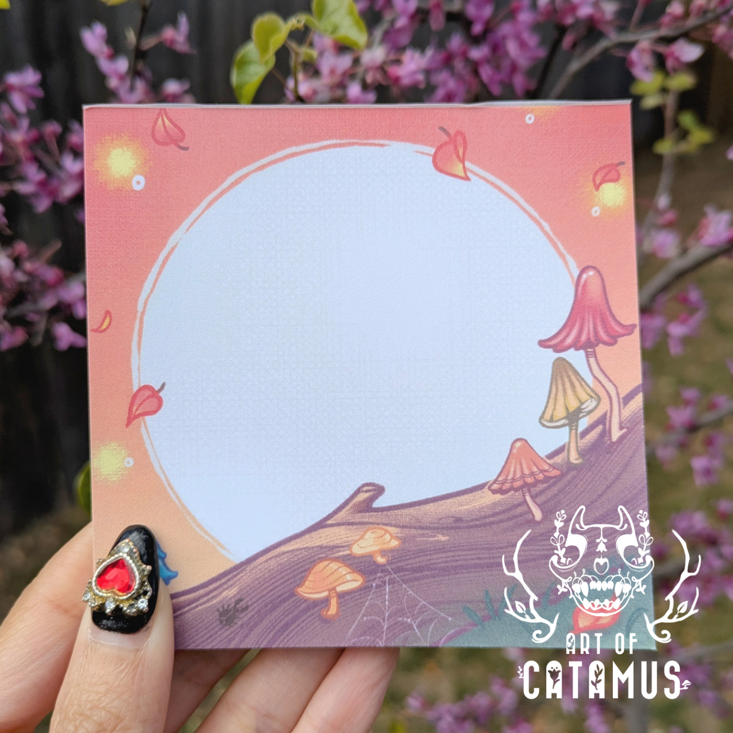 Autumnal Moon Memo Pad