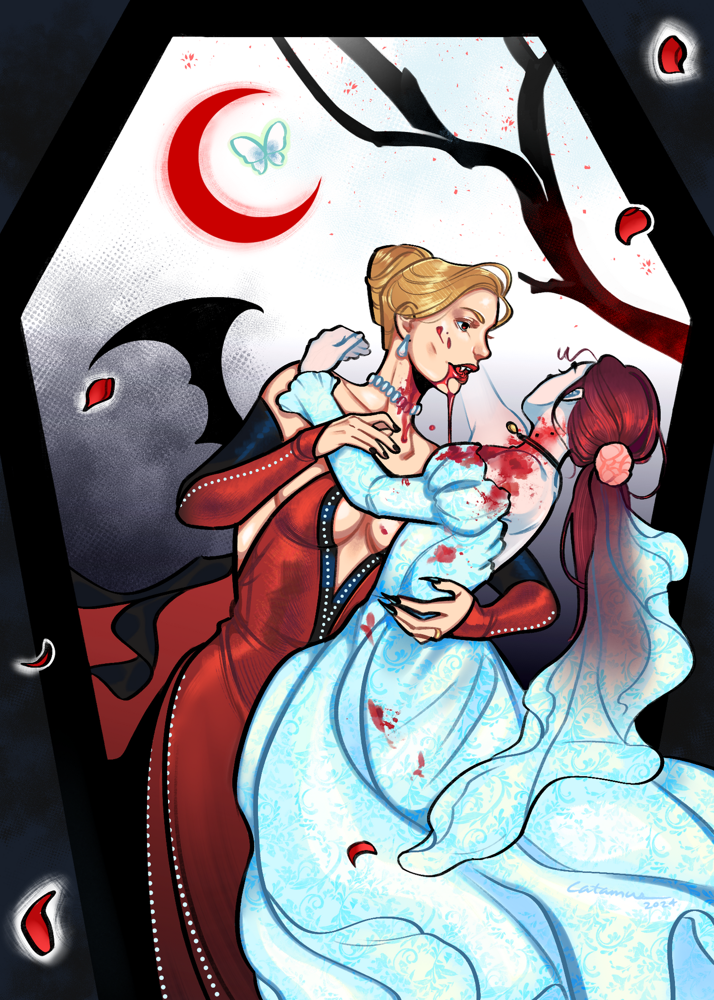 Blood Moon Mini Print