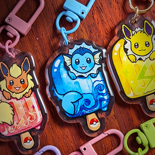 Evolution Popsicle Charms