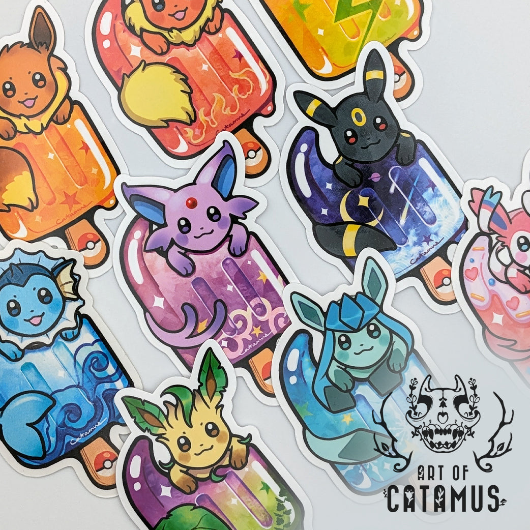 Evolution Popsicle Stickers