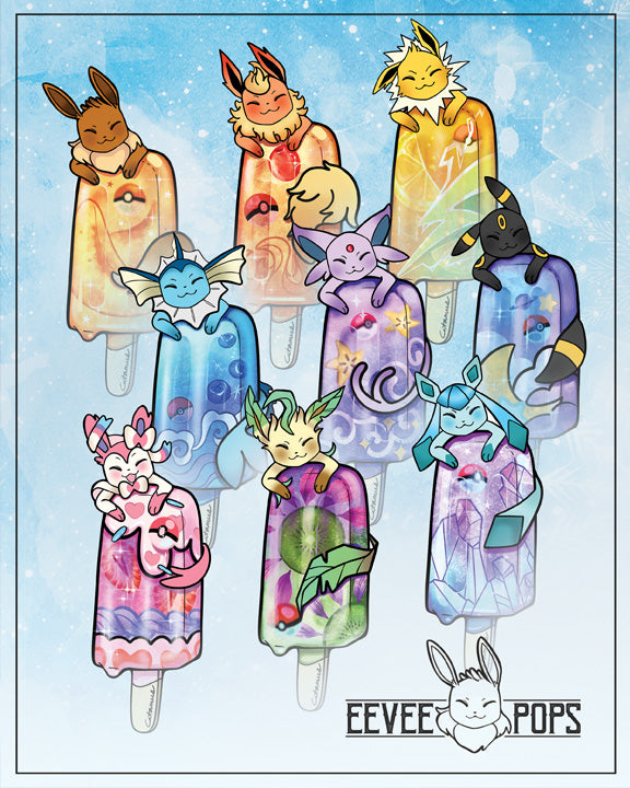 Evolution Popsicle Print