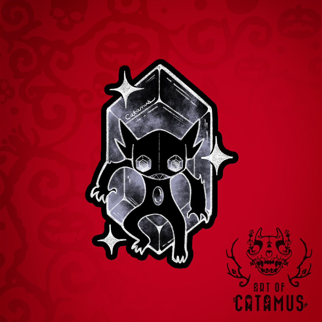 Ghost Type (B/W Variant) Stickers