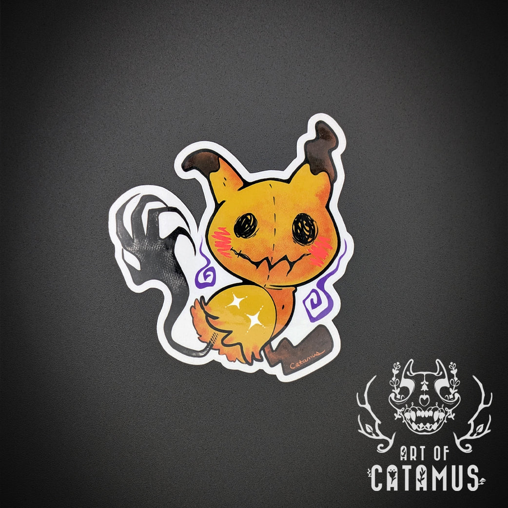 Ghost Type (Color Variant) Stickers