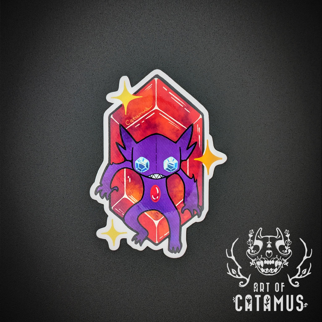 Ghost Type (Color Variant) Stickers