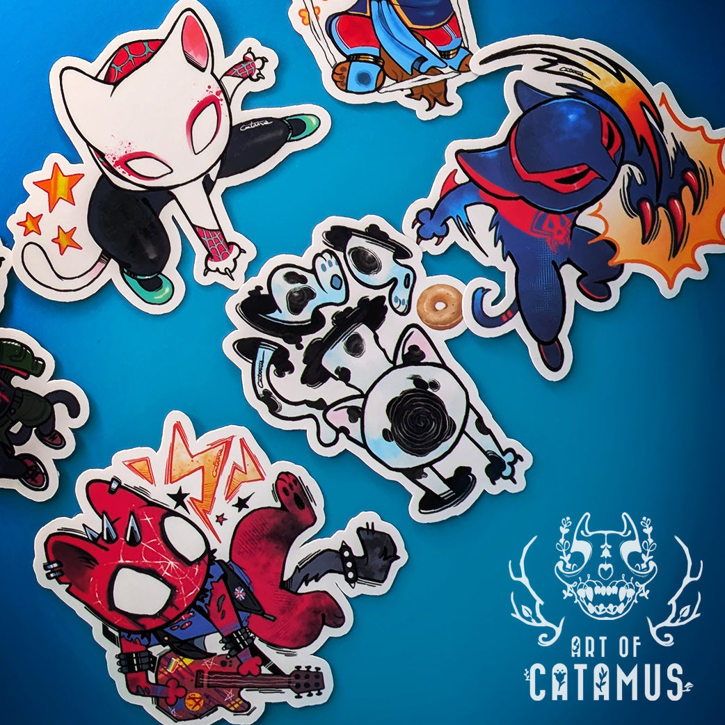 Spidercat Stickers