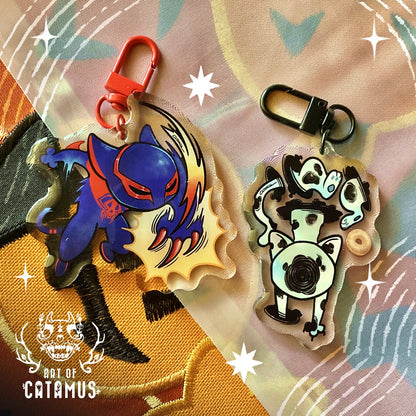 Spidercat Charms
