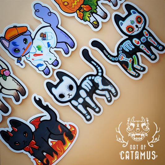 Cat Pack Series 1 Stickers