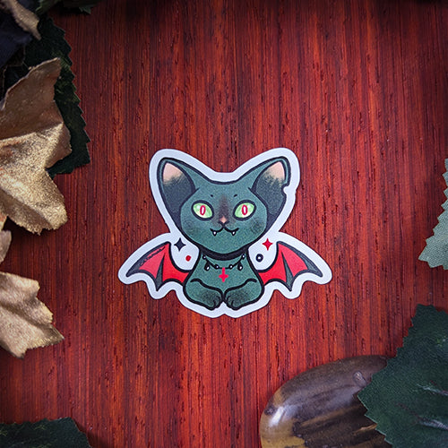Vamp Cat Sticker