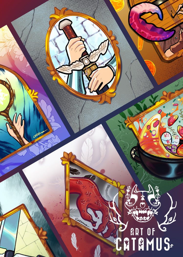 Dungeon Food Mini Print Set