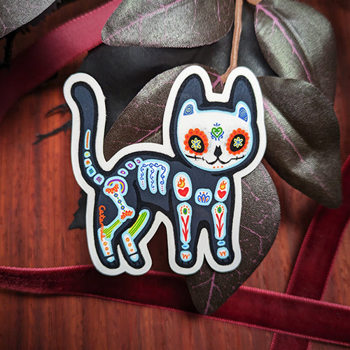 Muertos Cat Sticker