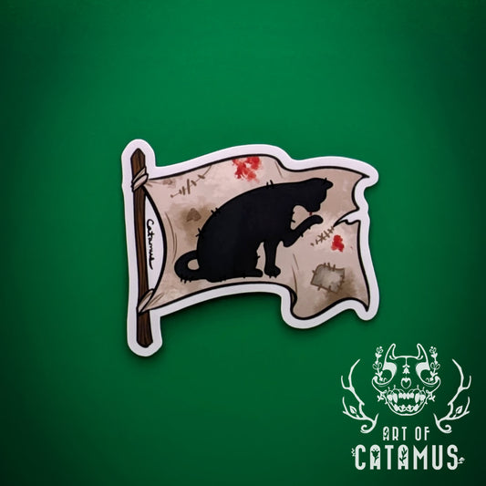 Cat Flag Sticker