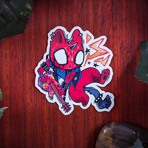 Anarchy Spidercat Sticker